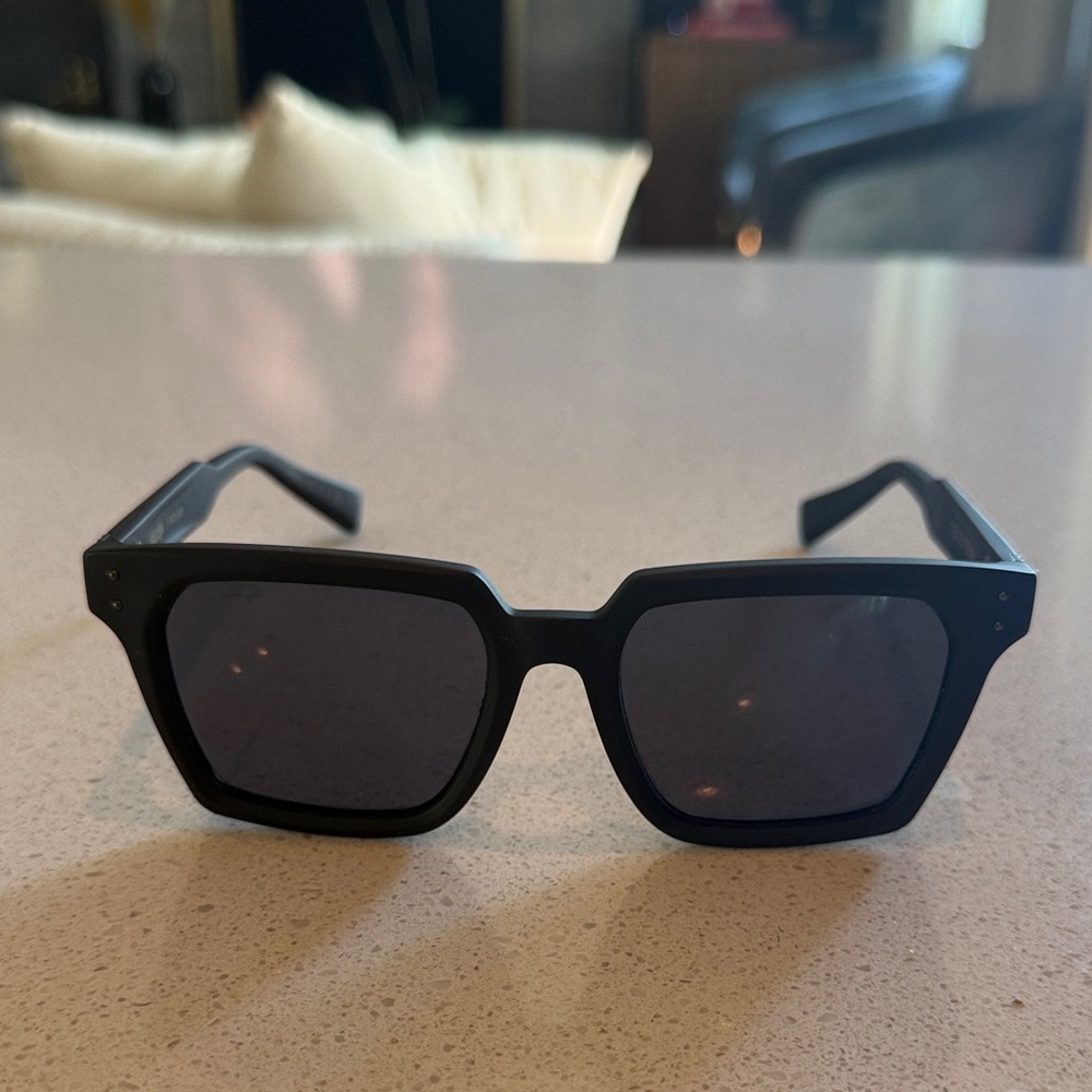 Von Zipper Black Rectangular Sunglasses